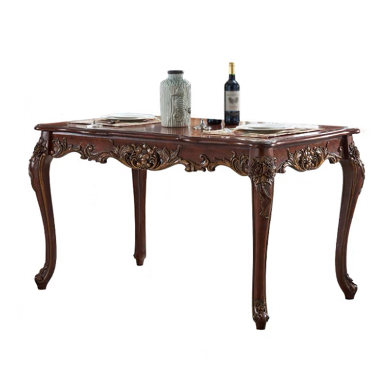 Rectangle 4-foot Dining Site Table Midcentury Solid Wood Table,55"L x 31.5"W x 29.5"H