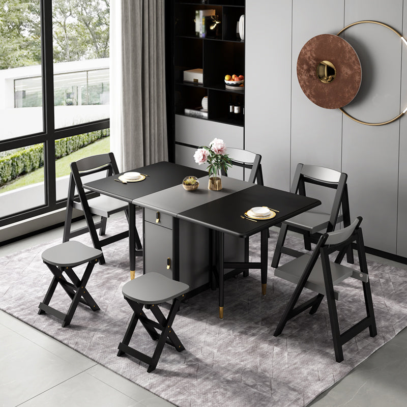 Contemporary Style Table Solid Wood Dining Table Rectangle for Dining Room