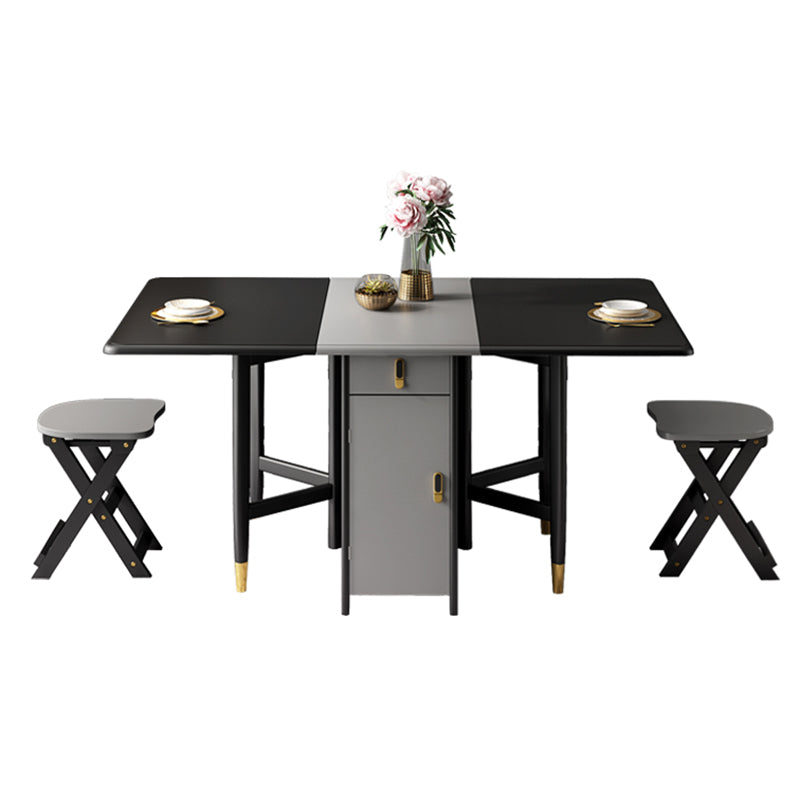 Contemporary Style Table Solid Wood Dining Table Rectangle for Dining Room