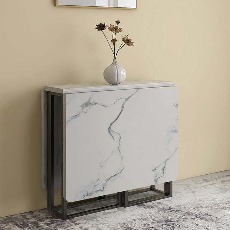 Faux marmeren eettafel Eenvoud Stijl Sledetafel voor eetkamer