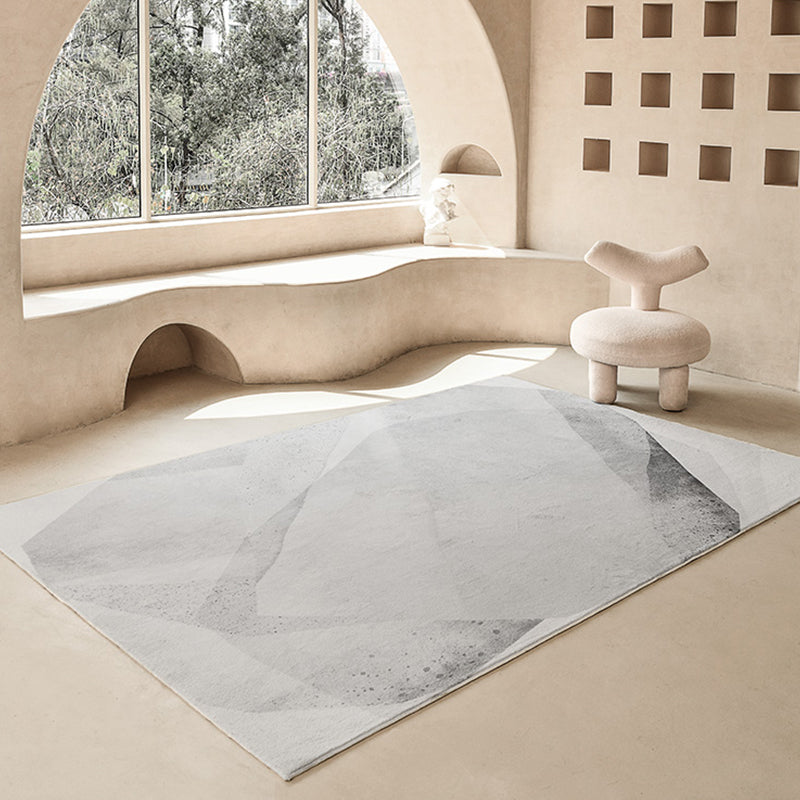 Moderne woonkamer tapijt kleurblok polyester gebied tapijt niet-slip achterste ruggebied tapijt