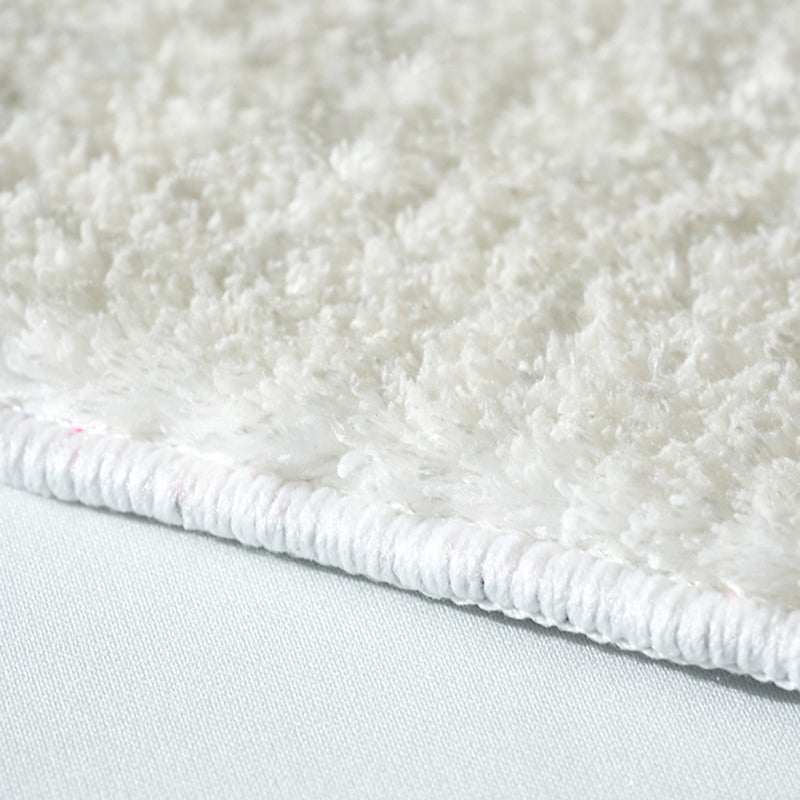 Modern Drawing Room Area Rug Khaki Polyester Area Carpet Non-Slip Backing Area Rug