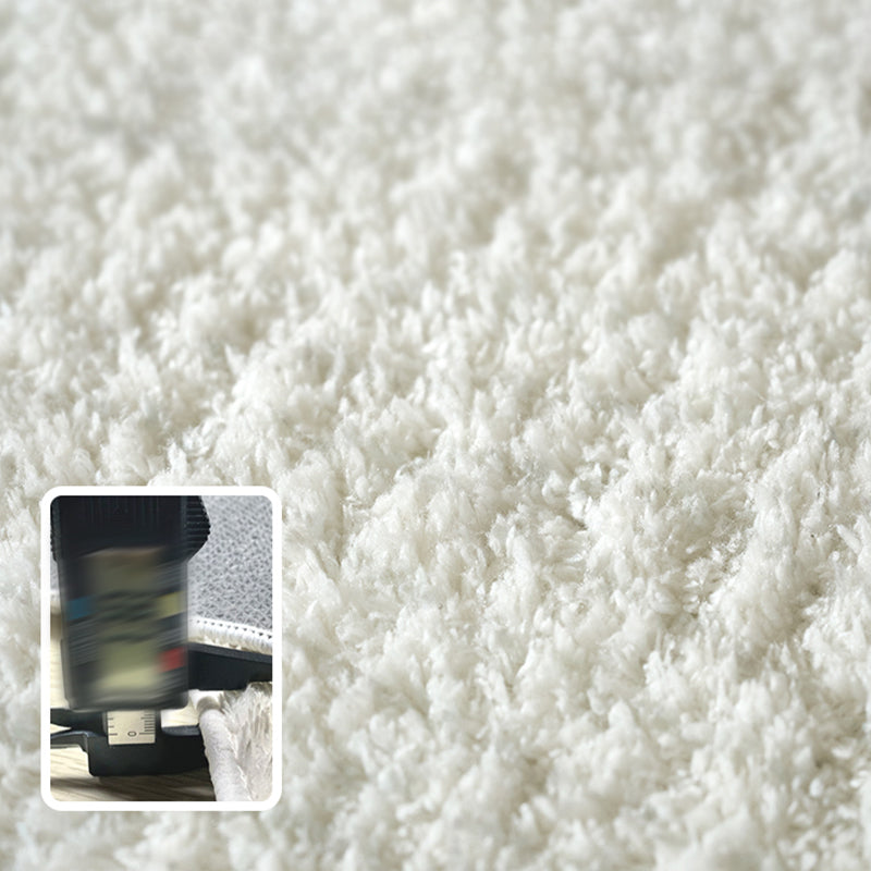 Modern Drawing Room Area Rug Khaki Polyester Area Carpet Non-Slip Backing Area Rug