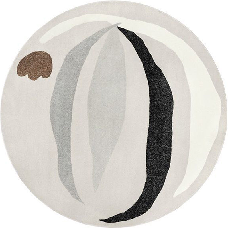 Round Area Tapijt Leisure Rug Polyester Stain Resistent Wasbaar Binnen Tapijt voor woonkamer