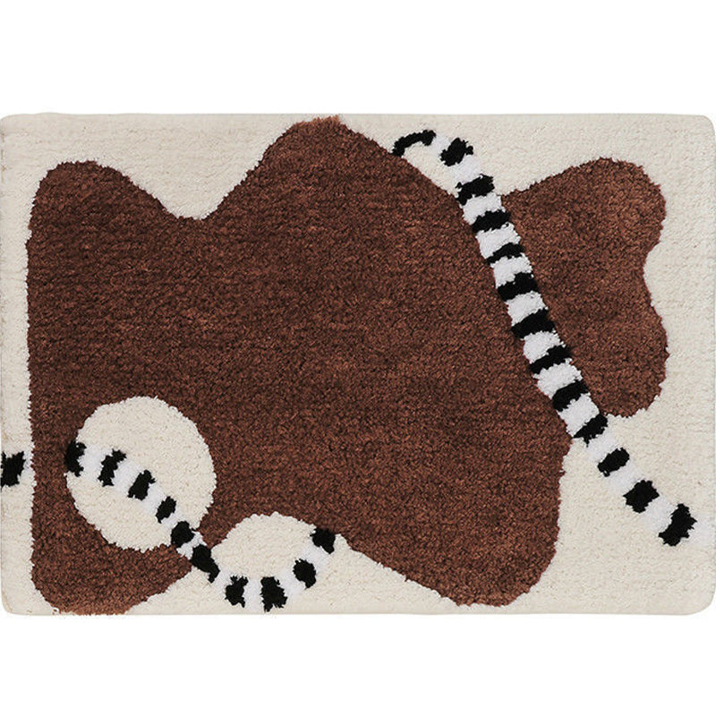 Eclectisch dotty patroon tapijt polyester tapijtkleurige resistent binnen tapijt voor woningdecoratie