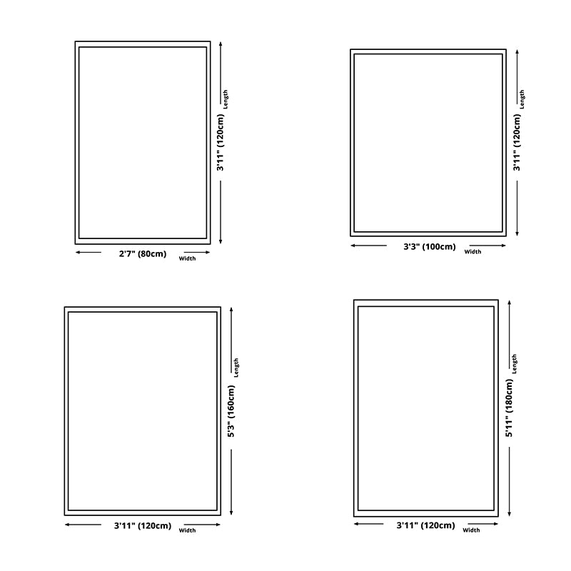 Oranje eigentijds tapijten polyester rooster tapijt wasbaar tapijt voor woonkamer