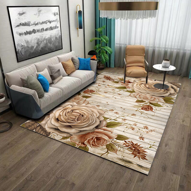 Creatief strandpatroon Tapijt Polyester Indoor Tapijten Stain Resistent gebied Rug voor woningdecoratie