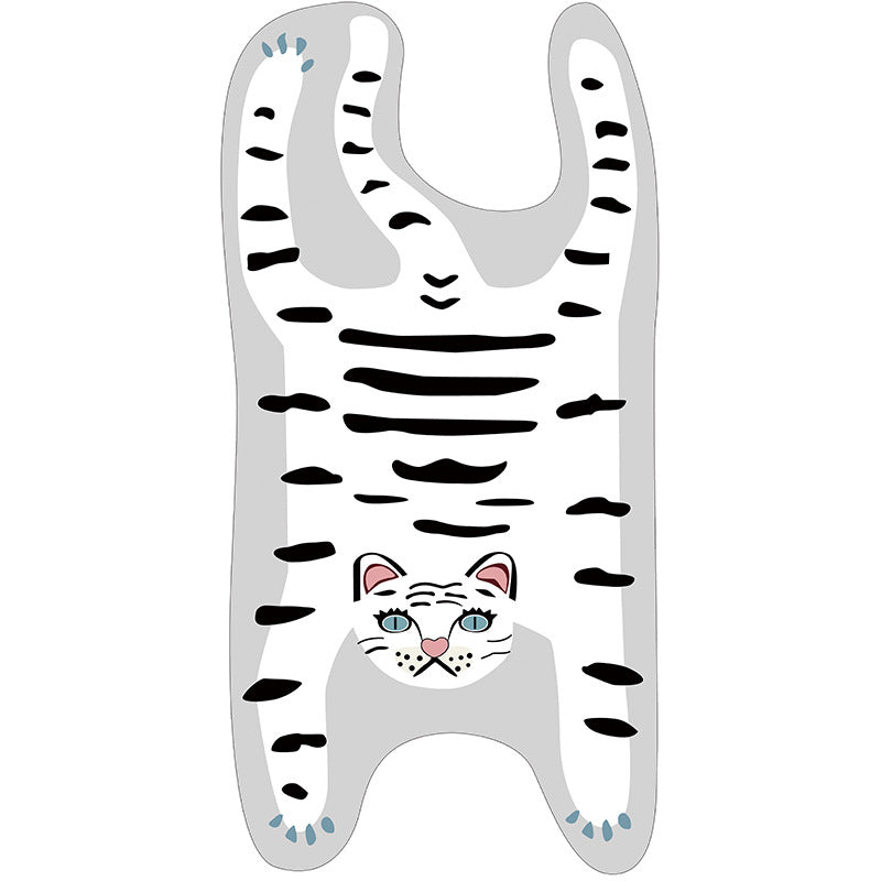 Nieuwheid dierpatroon Tapijten Polyester binnen Tapijt niet-slip achterstappert tapijt voor huizendecoratie