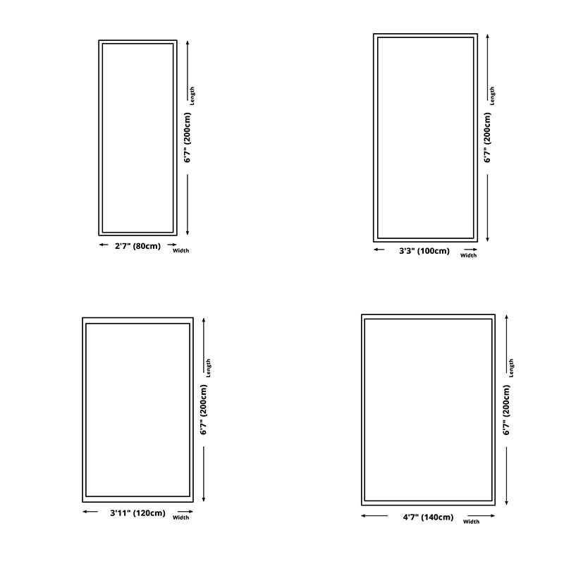 Zwart gestreepte tapijten Polyester Modern Rug Stain Resistant Rug voor woonkamer