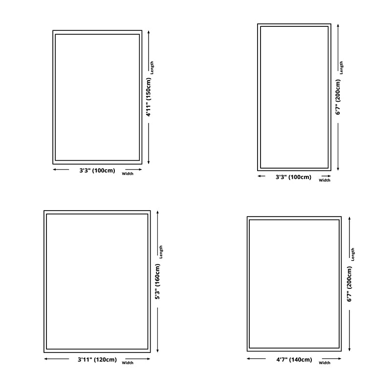 Ontspannend stromend patroon tapijt polyester tapijtkleurige resistent binnen vloerkleed voor woningdecoratie
