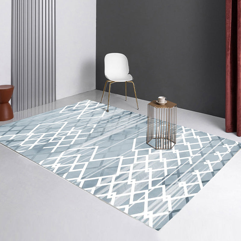 Donkerbruine modern tapijt polyster grafisch vloerkleurbestendig vloerkleed voor woonkamer