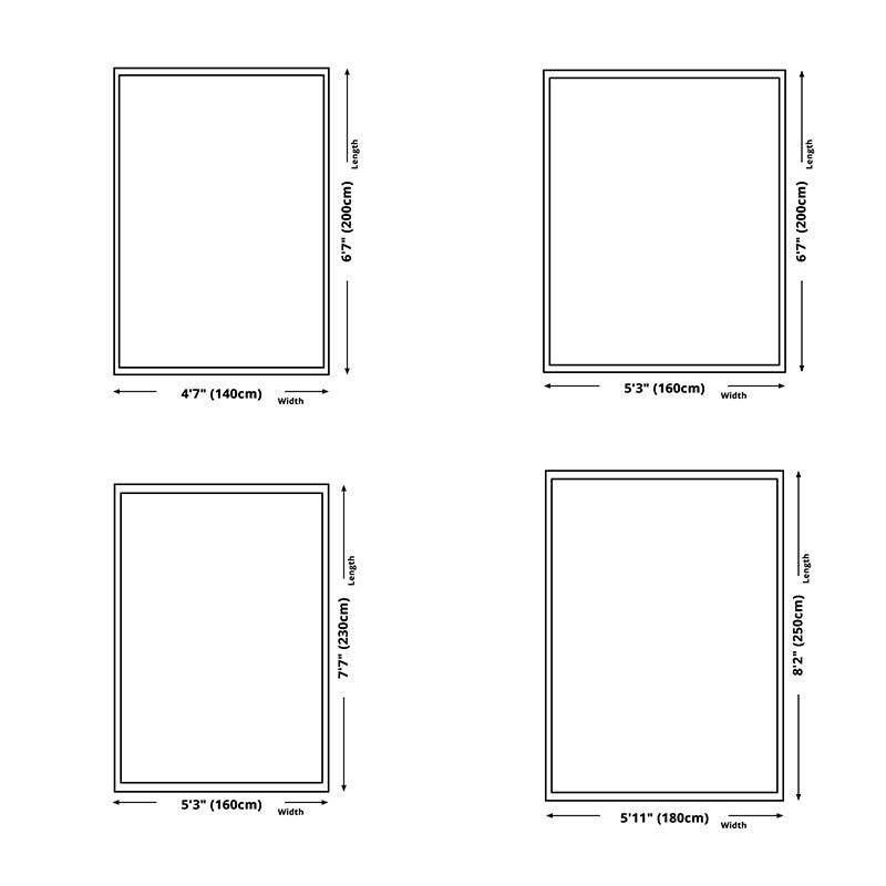 White Modern Carpet Abstract Pattern Polyester Area Rug Stain Resistant Rug for Drawing Room