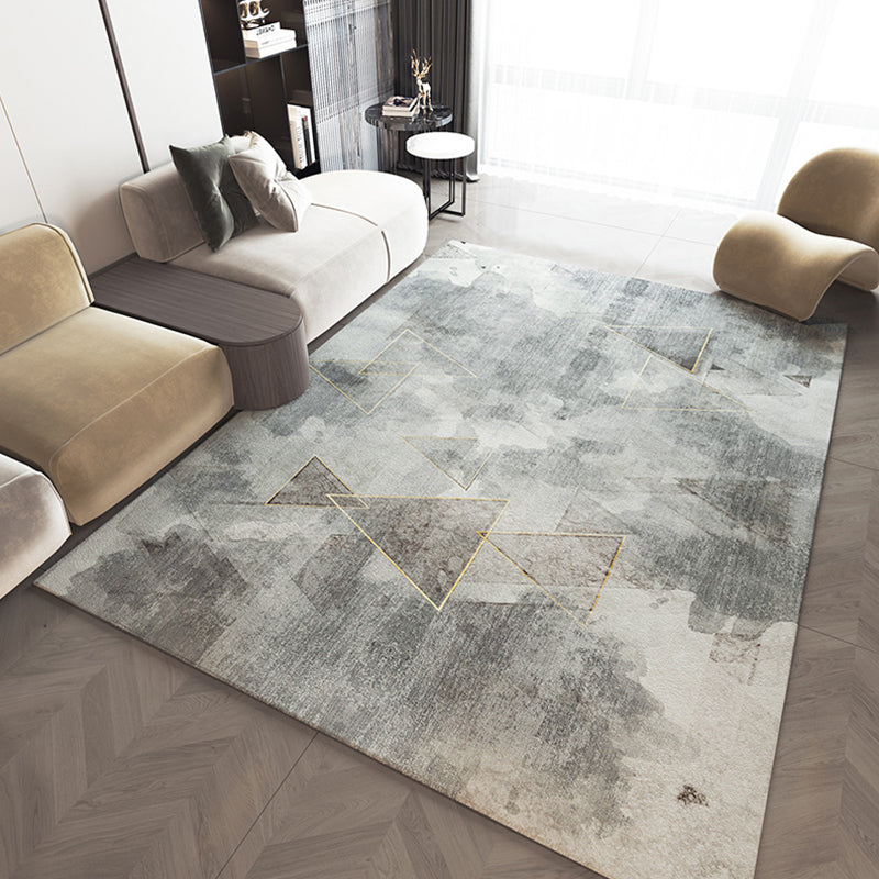 Roze abstracte printruimte Tapijt modern polyester gebied tapijt vlekbestendig vloerkleed voor woningdecoratie