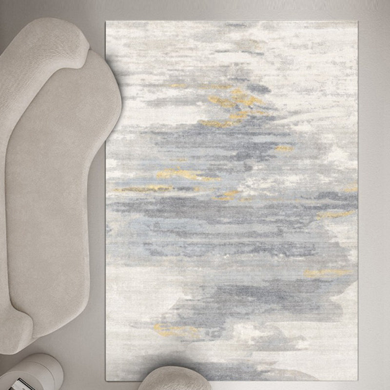 Stijlvol grijs gebied Tapijt Modern Abstract Patroon Gebied Tapijt niet-slip achterste tapijt voor salon