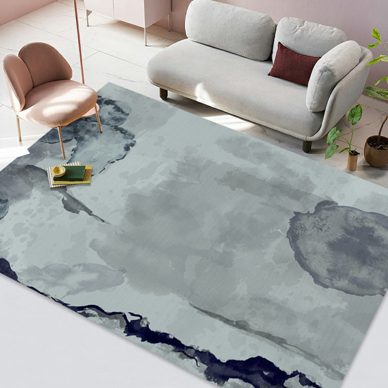 Fancy Abstract Print Area Tapijt Modern Polyester Area Tapijt Non-slip achterste tapijt voor thuisdecoratie