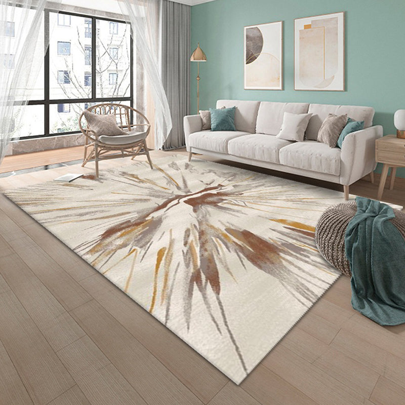 Modern Abstract Patroon Tapijt Polyester Gebied Rug Stain Resistent gebied Rug voor woonkamer