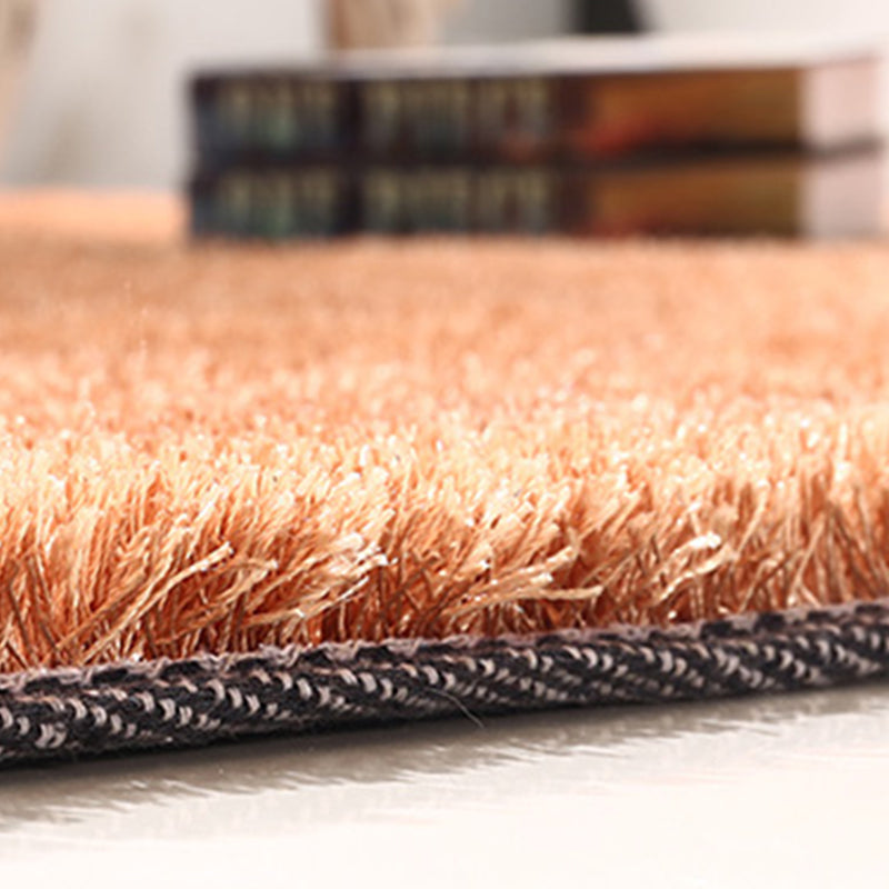 Moderner Wohnzimmer Teppich rein Farbe Rotes Bereich Teppich Polyester Nicht-Rutsch-Backing Teppich