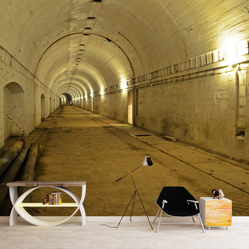 Space Extension Customized Mural Wallpaper Mildew Resistant Wall Covering