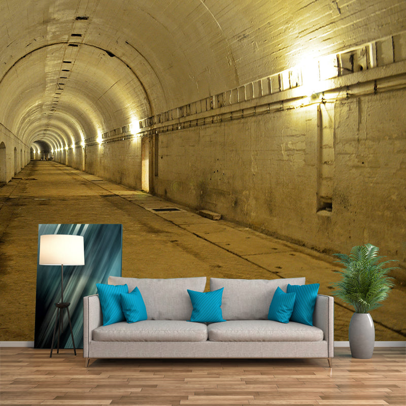 Space Extension Customized Mural Wallpaper Mildew Resistant Wall Covering