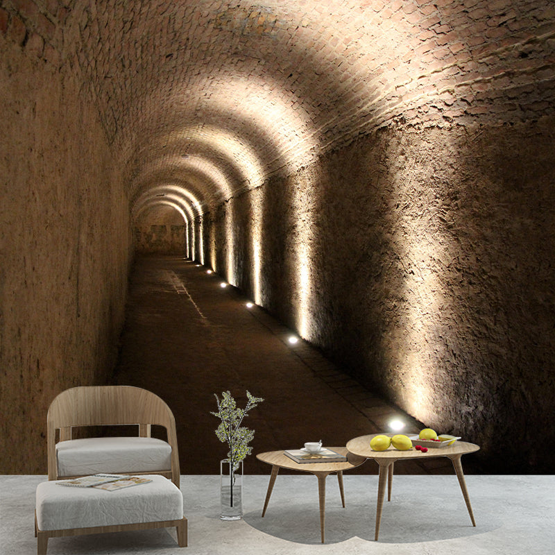 Space Extension Mural Wallpaper Mildew Resistant Wall Covering for Bedroom