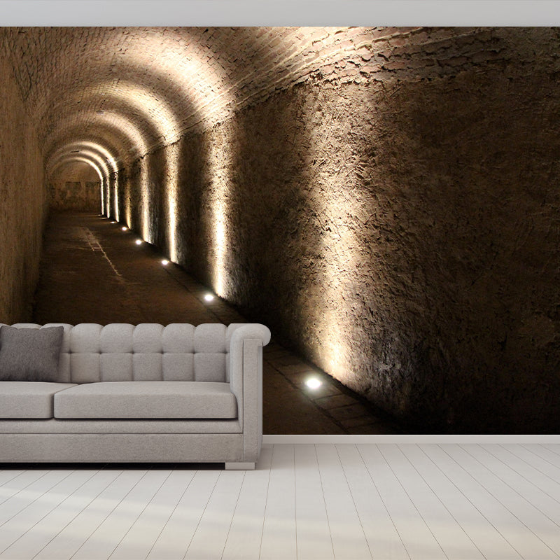 Space Extension Mural Wallpaper Mildew Resistant Wall Covering for Bedroom