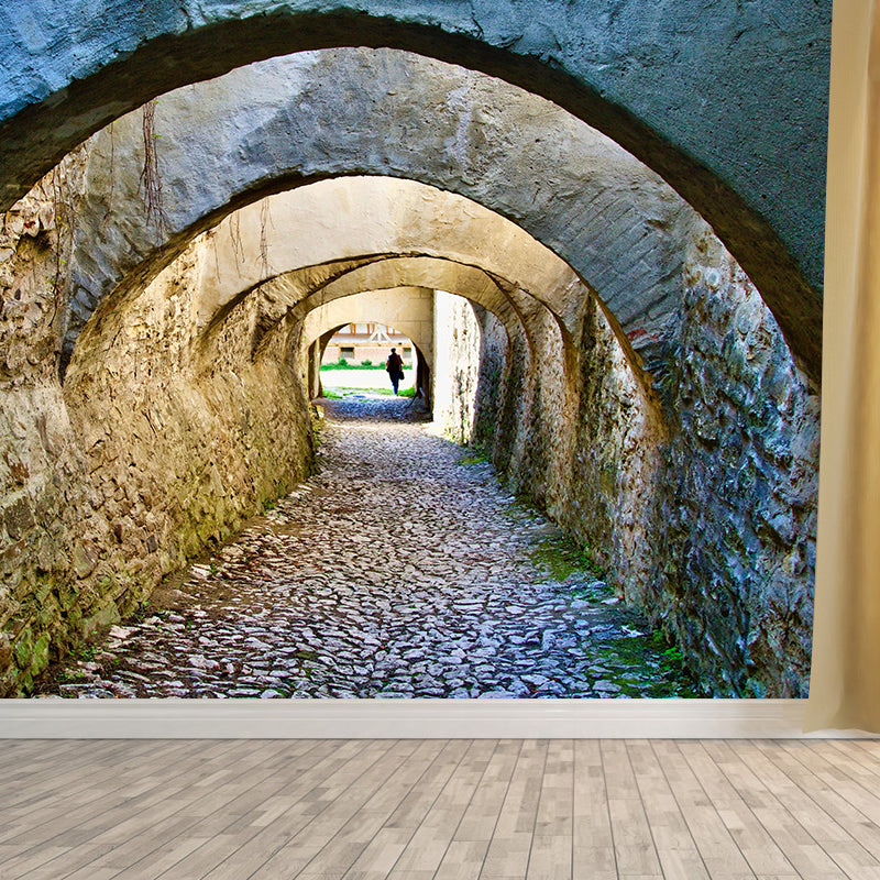 Space Extension Wall Mural Wallpaper Mildew Resistant Wall Covering for Bedroom