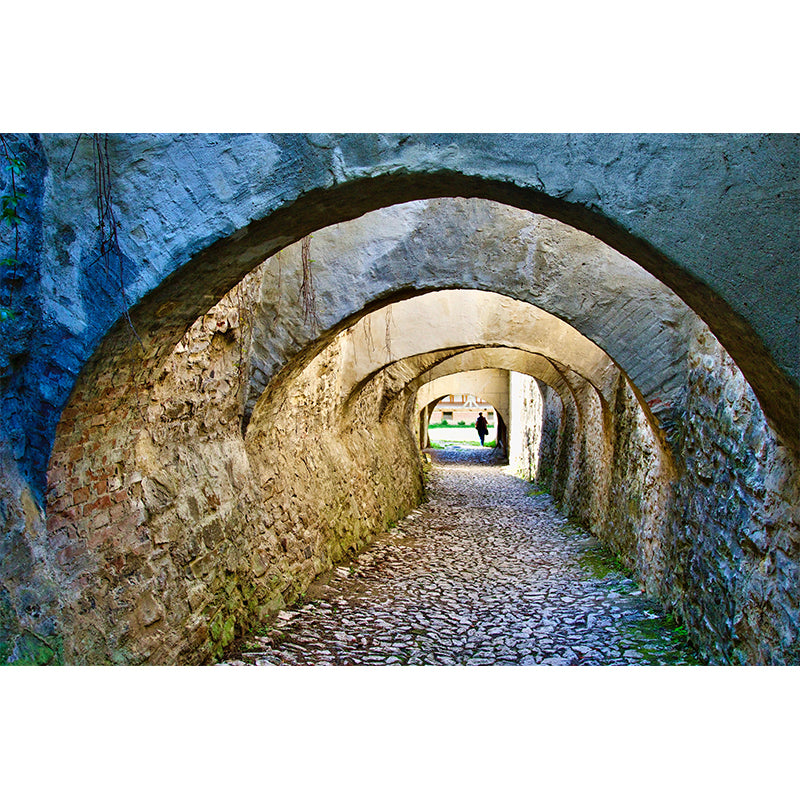 Space Extension Wall Mural Wallpaper Mildew Resistant Wall Covering for Bedroom