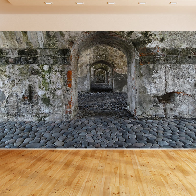 Space Extension Wall Mural Wallpaper Mildew Resistant Wall Covering for Bedroom