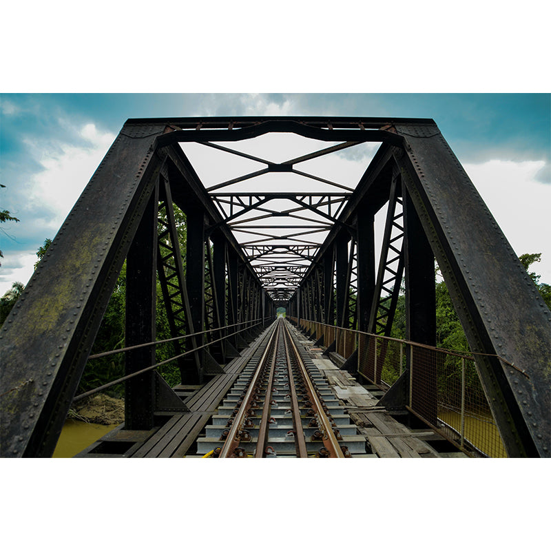 Space Extension Wall Mural Wallpaper Mildew Resistant Wall Covering for Home