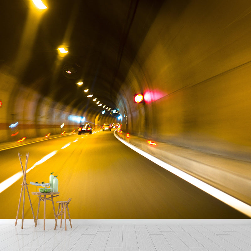 Space Extension Wall Mural Wallpaper Mildew Resistant Wall Covering for Home