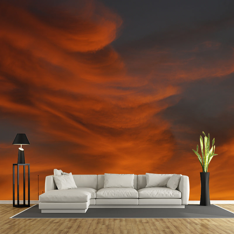Photography Sky Mural Wallpaper for Sitting Room Bedroom, Water Resistant