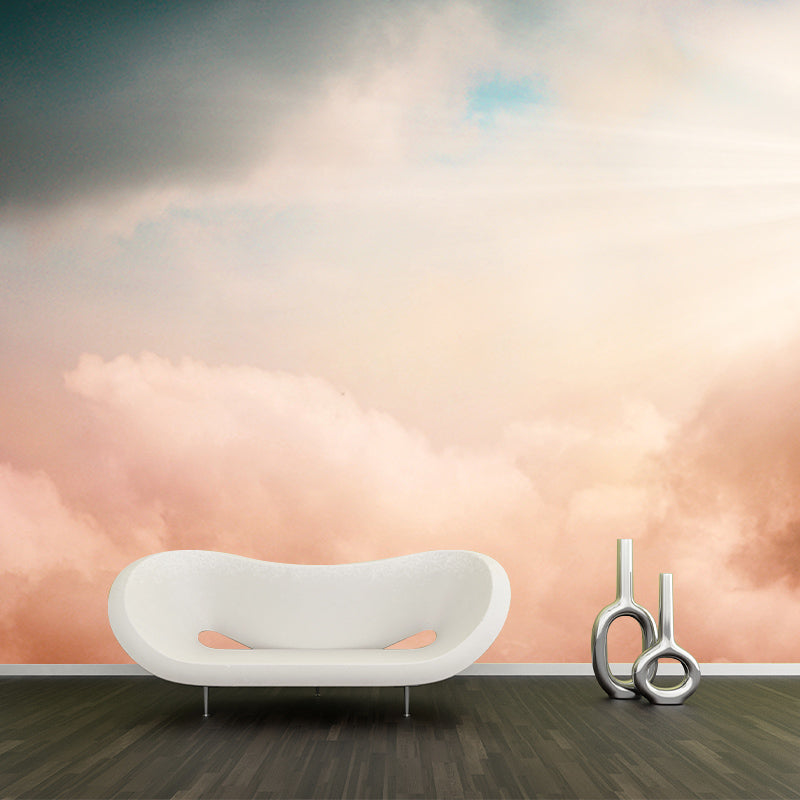 Photography Sky Mural Wallpaper for Sitting Room Bedroom, Water Resistant