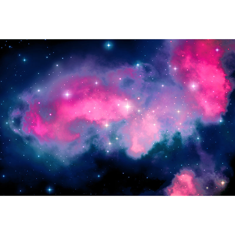Dazzling Stars Universe Mural Wallpaper Personalized Size Wall Covering for Bedroom