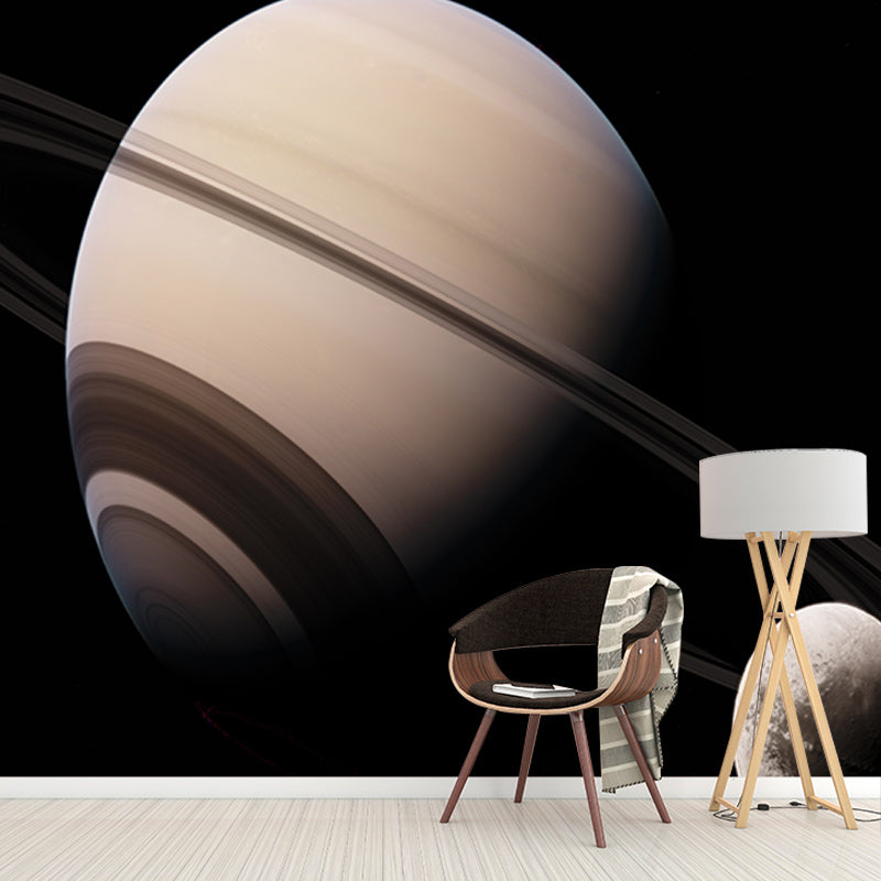 Outer Space Mural Stain-Resistant Wall Decor for Guest Room, Personalized Size