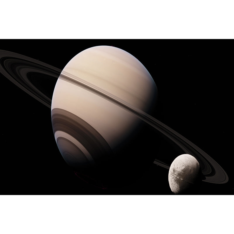 Outer Space Mural Stain-Resistant Wall Decor for Guest Room, Personalized Size