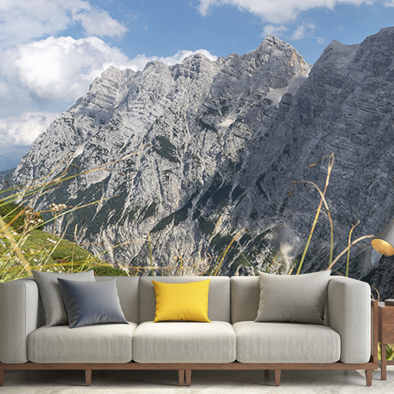 Alpine View Mural Water Resistant for Living Room Wall Decor, Made to Measure