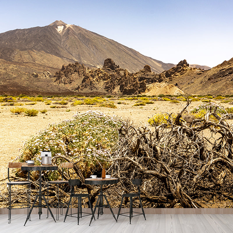 Desolate Scenery Mural Stain Resistant for Living Room Wall Decor, Made to Measure