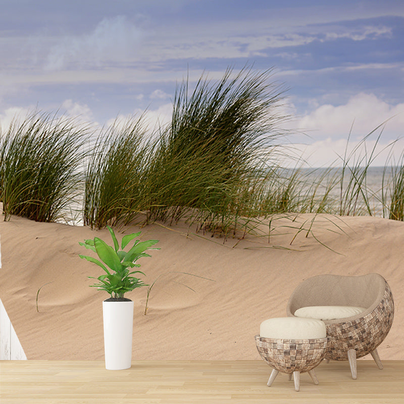 Desolate Scenery Mural Stain-Resistant Wall Decor for Guest Room, Personalized Size