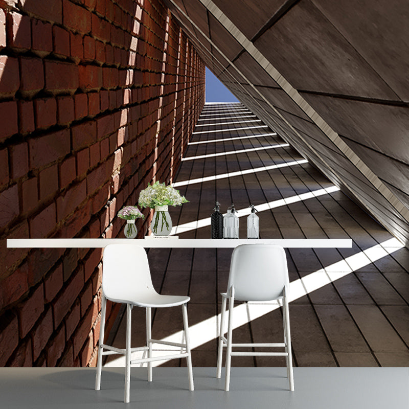 Space Extension Mural Stain Resistant for Dining Room Wall Decor, Made to Measure