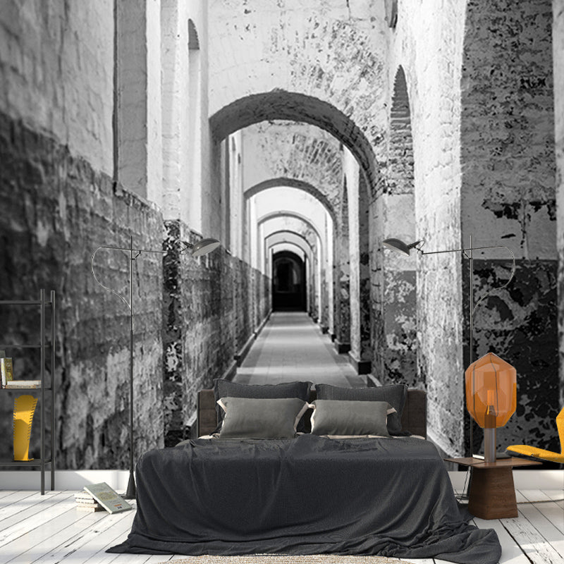 Space Extension Mural Stain Resistant for Dining Room Wall Decor, Made to Measure