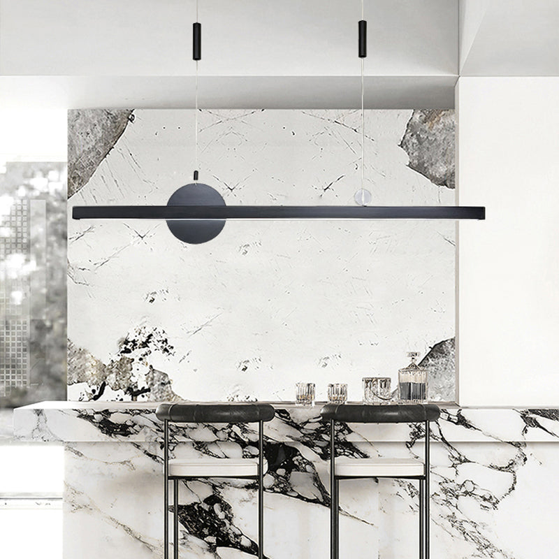 1 luminaire de l'île géométrique légère