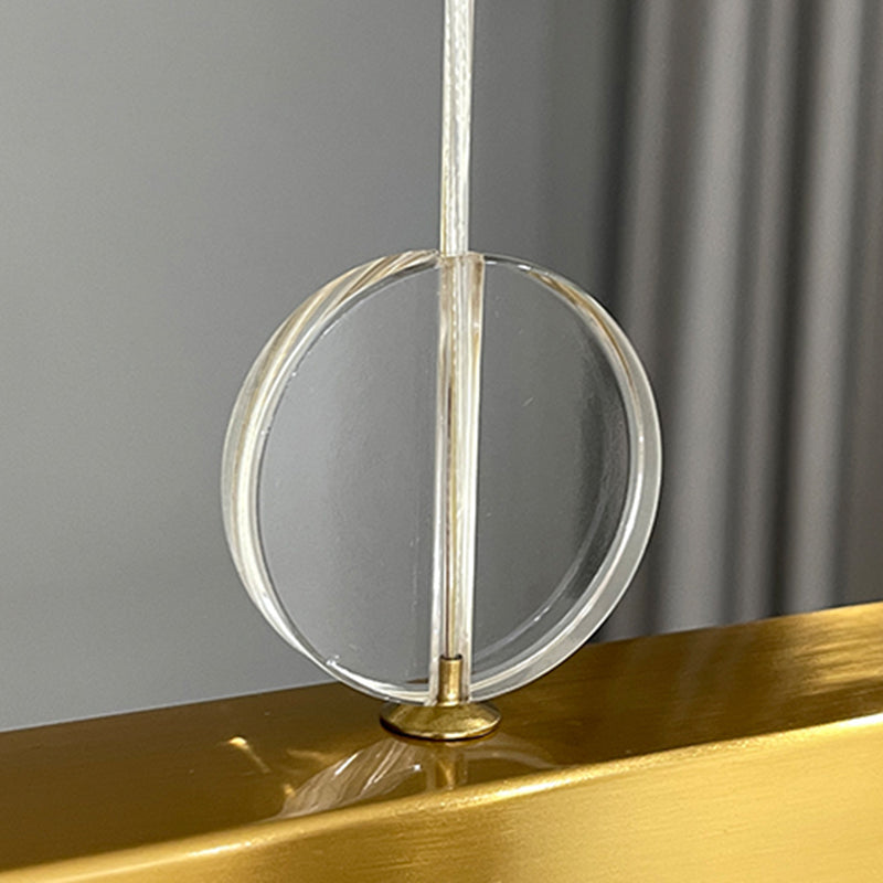 1 luminaire de l'île géométrique légère