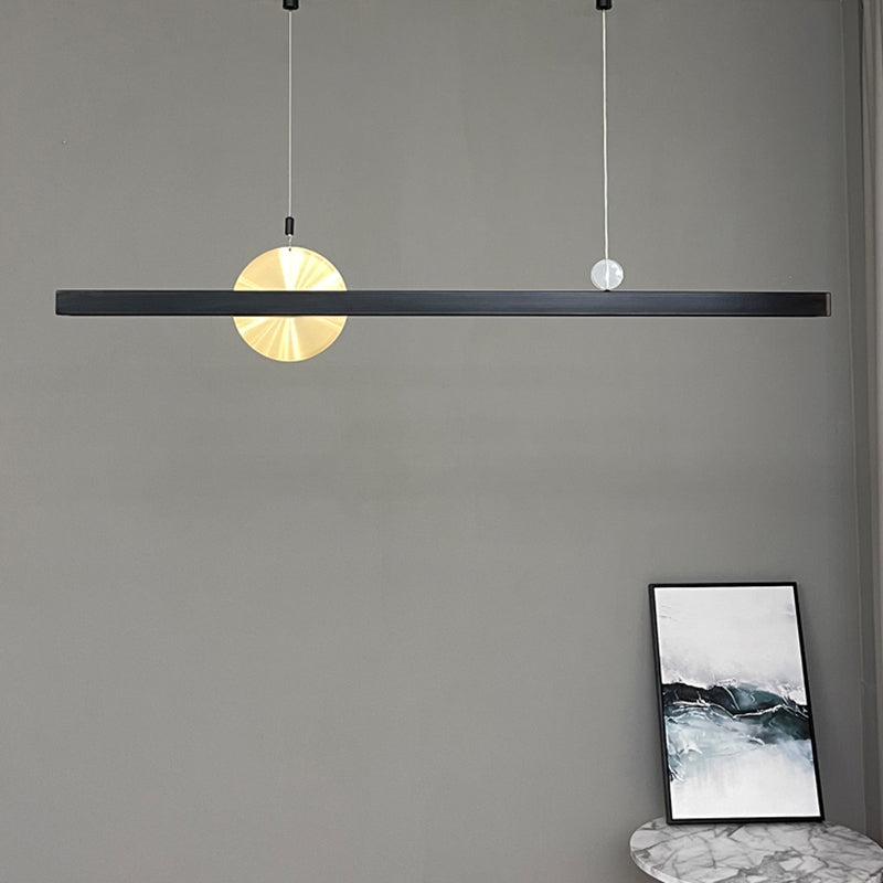 1 luminaire de l'île géométrique légère