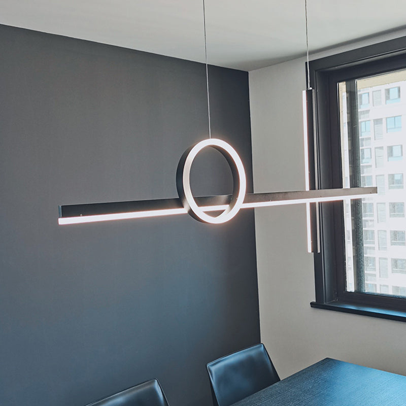 3 Light Linear Island Lights Contemporary Metal Island Lighting Ideas for Kitchen