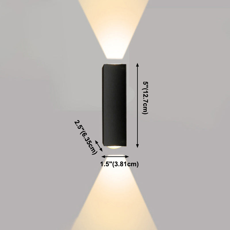 Moderner Stil Geometrischer LED-Wandlampen Metall Multi-Licht-Wandbeleuchtungsideen