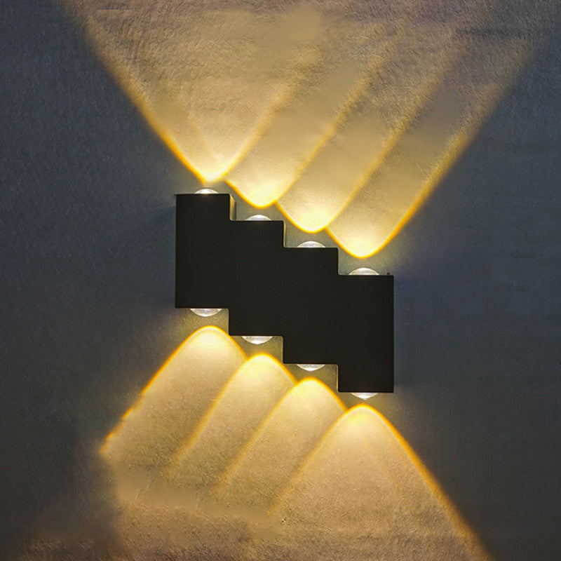 Multi-Light Fold Wall Sconce Lights Contemporary Style Metal Wall Washer Sconce