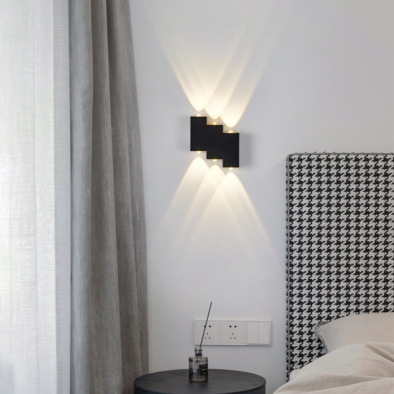 Multi-Light Fold Wall Sconce Lights Contemporary Style Metal Wall Washer Sconce