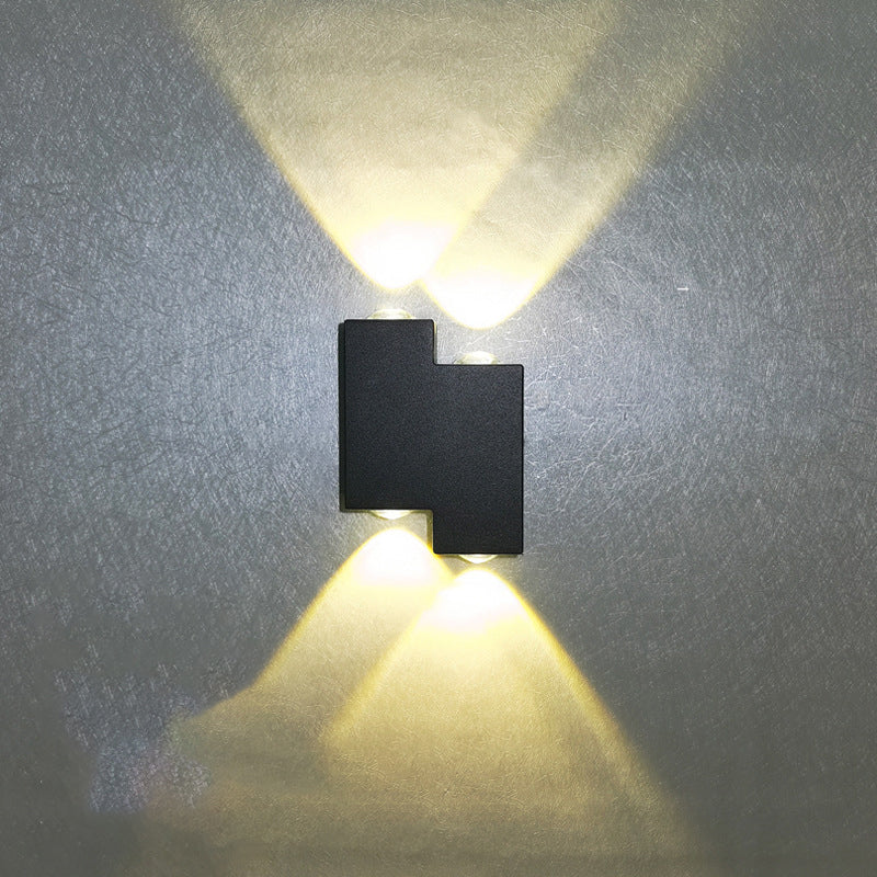 Multi-Light Fold Wall Sconce Lights Contemporary Style Metal Wall Washer Sconce