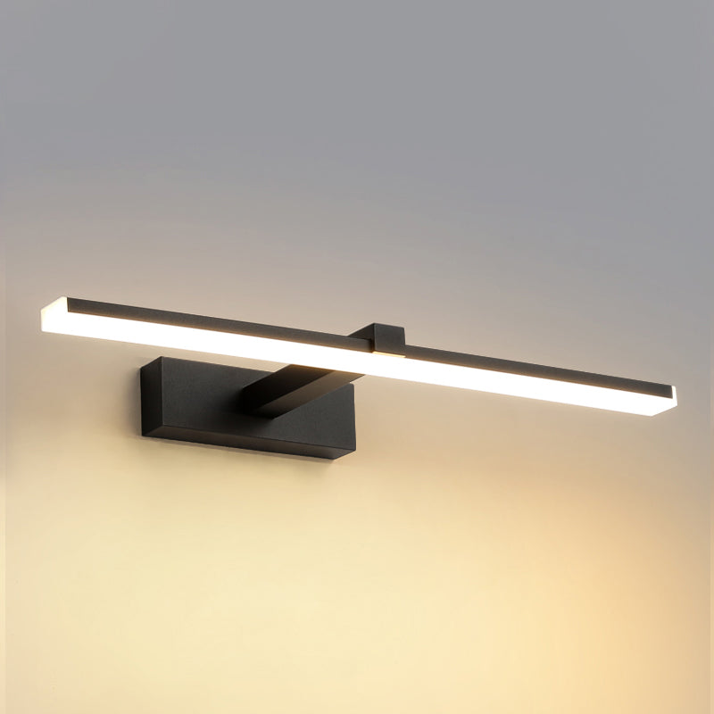 Metall lineare Schattenwandbeleuchtung moderner Stil 1-Lichtspiegel Wandhalterung Leuchte Leuchte