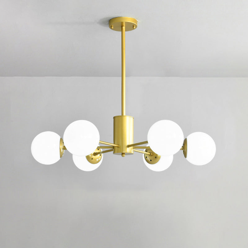 Contemporary Style Spherical Shape Chandelier Lights Glass Chandelier Lighting